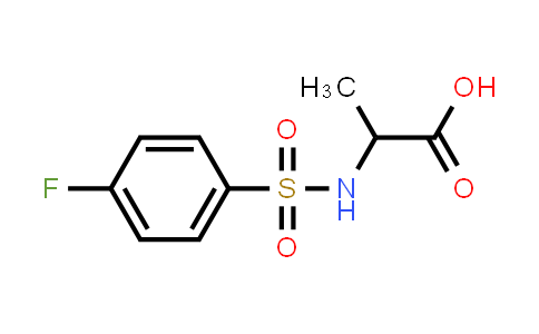CAS No. 250714-64-8, 2-(4-Fluoro-benzenesulfonylamino)-propionic acid