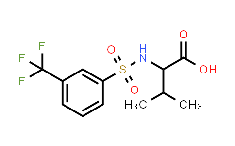 CAS No. 250714-85-3, 3-Methyl-2-[3-(trifluoromethyl)benzenesulfonamido]butanoic acid