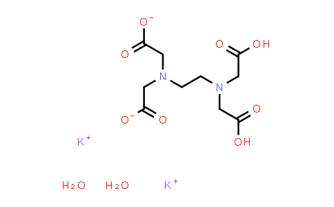 CAS No. 25102-12-9, Ethylenediaminetetraacetic acid dipotassium salt dihydrate