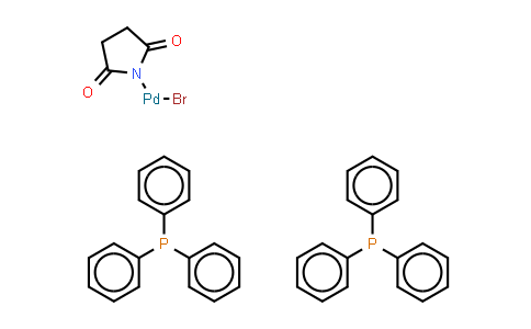 CAS No. 251567-28-9, trans-Bromo(N-succinimidyl)bis(triphenylphosphine)palladium(II)