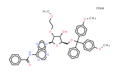 CAS No. 251647-48-0, N-Benzoyl-5'-O-dmtr-2'-O-(2-methoxyethyl)-adenosine