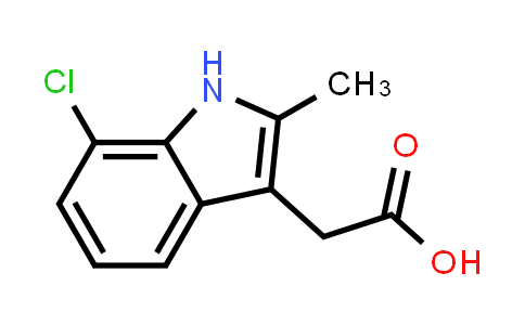 CAS No. 25177-74-6, (7-Chloro-2-methyl-1H-indol-3-yl)-acetic acid