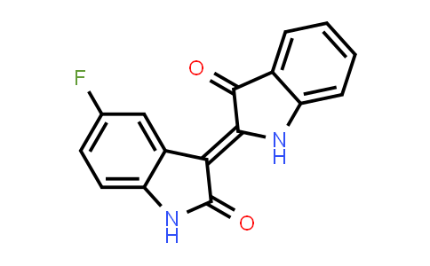 CAS No. 251903-00-1, (Z)-5'-Fluoro-[2,3'-biindolinylidene]-2',3-dione