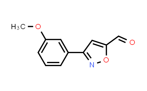 CAS No. 251912-68-2, 3-(3-Methoxy-phenyl)-isoxazole-5-carbaldehyde