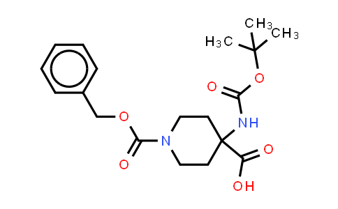 CAS No. 252720-32-4, 4-Boc-amino-1-Cbz-piperidine-4-carboxylic acid