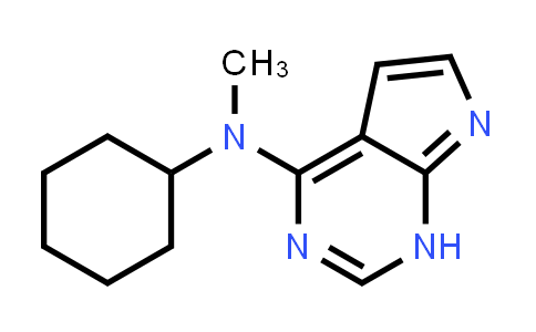 CAS No. 252722-30-8, 1H-Pyrrolo[2,3-d]pyrimidin-4-amine, N-cyclohexyl-N-methyl-