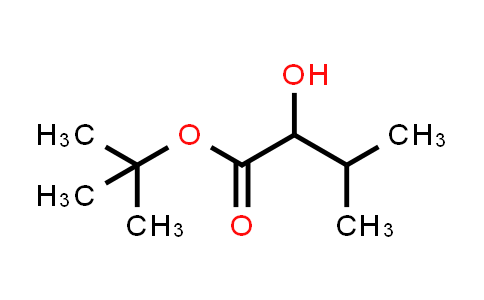 CAS No. 2528-17-8, Butanoic acid, 2-hydroxy-3-methyl-, 1,1-dimethylethyl ester