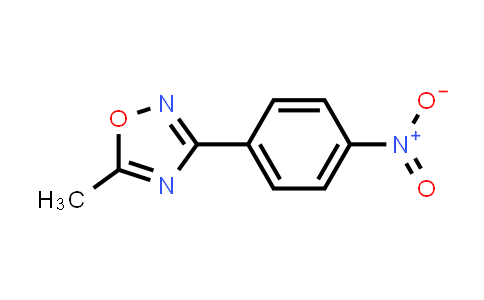 CAS No. 25283-96-9, 5-Methyl-3-(4-nitrophenyl)-1,2,4-oxadiazole