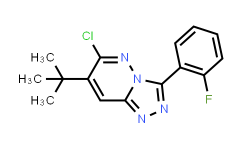CAS No. 252977-54-1, 7-(tert-Butyl)-6-chloro-3-(2-fluorophenyl)-[1,2,4]triazolo[4,3-b]pyridazine