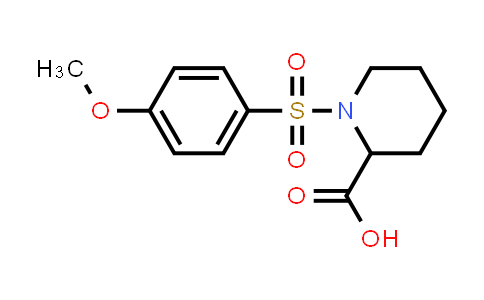 CAS No. 253195-12-9, 1-(4-Methoxy-benzenesulfonyl)-piperidine-2-carboxylic acid