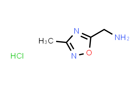 CAS No. 253196-36-0, (3-Methyl-1,2,4-oxadiazol-5-yl)methanamine hydrochloride