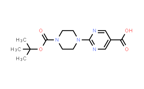 CAS No. 253315-11-6, 2-(4-(tert-Butoxycarbonyl)piperazin-1-yl)pyrimidine-5-carboxylic acid