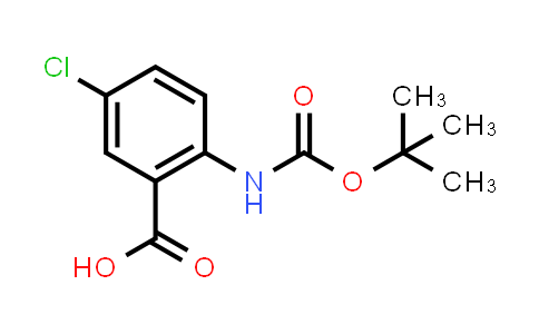 CAS No. 253677-29-1, 5-Chloro-2-((tert-butoxycarbonyl)amino)benzoic acid