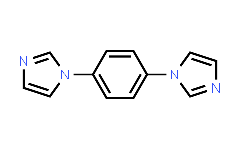 CAS No. 25372-07-0, 1,4-Di(1H-imidazol-1-yl)benzene