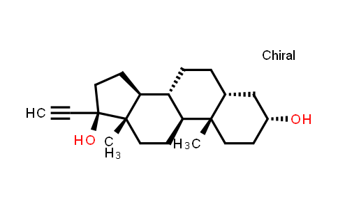 CAS No. 2542-99-6, Pregn-20-yne-3,17-diol, (3α,5β,17α)-