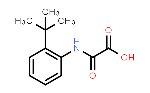 CAS No. 254751-08-1, 2-((2-(Tert-butyl)phenyl)amino)-2-oxoacetic acid
