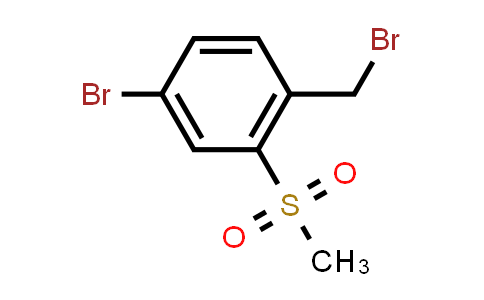 CAS No. 254887-18-8, Benzene, 4-bromo-1-(bromomethyl)-2-(methylsulfonyl)-