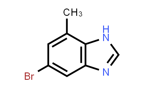 CAS No. 255064-10-9, 5-Bromo-7-methyl-1H-benzo[d]imidazole