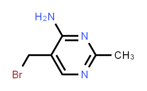 CAS No. 25526-81-2, 5-(Bromomethyl)-2-methylpyrimidin-4-amine