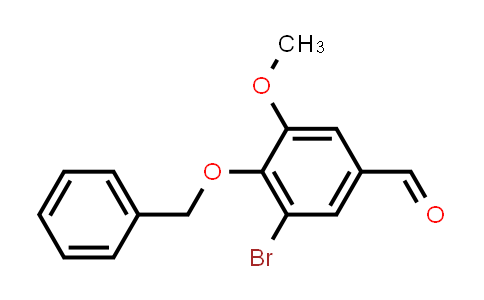 CAS No. 2556-04-9, 4-(Benzyloxy)-3-bromo-5-methoxybenzaldehyde