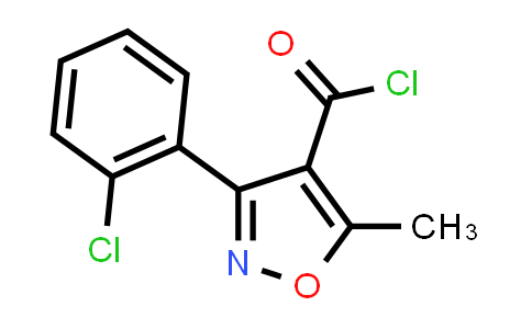 CAS No. 25629-50-9, 3-(2-Chlorophenyl)-5-methylisoxazole-4-carbonyl chloride