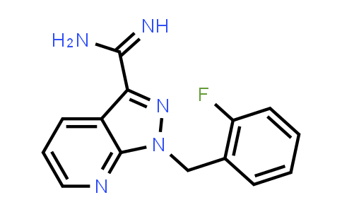 CAS No. 256376-68-8, 1-(2-Fluorobenzyl)-1H-pyrazolo[3,4-b]pyridine-3-carboximidamide