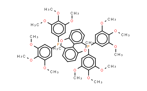 CAS No. 256390-47-3, (R)-(6,6'-Dimethoxybiphenyl-2,2'-diyl)bis[bis(3,4,5-trimethoxyphenyl)phosphine]