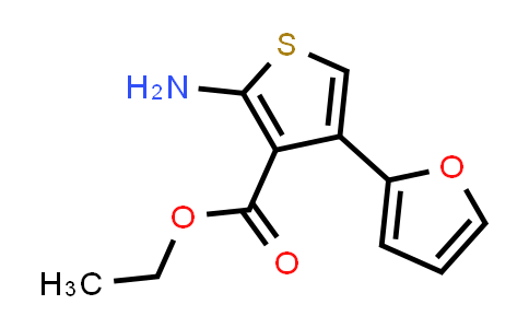 CAS No. 256506-99-7, Ethyl 2-amino-4-(furan-2-yl)thiophene-3-carboxylate