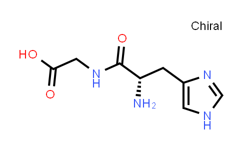 CAS No. 2578-58-7, (S)-2-(2-Amino-3-(1H-imidazol-4-yl)propanamido)acetic acid
