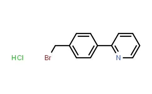 CAS No. 257907-04-3, 2-(4-(Bromomethyl)phenyl)pyridine hydrochloride