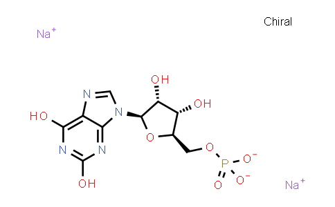 CAS No. 25899-70-1, Sodium ((2R,3S,4R,5R)-5-(2,6-dihydroxy-9H-purin-9-yl)-3,4-dihydroxytetrahydrofuran-2-yl)methyl phosphate