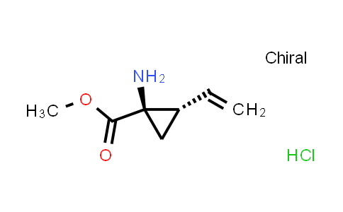 CAS No. 259214-58-9, Cyclopropanecarboxylic acid, 1-amino-2-ethenyl-, methyl ester, (Hydrochloride) (1:1), (1R,2S)-