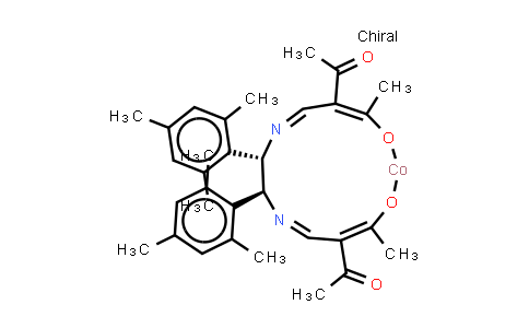 CAS No. 259259-80-8, (1S,2S)-N,N'-Bis(2-acetyl-3-oxo-2-butenylidene)-1,2-dimesitylethylenediaminato cobalt(II)