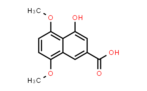 CAS No. 25936-86-1, 2-Naphthalenecarboxylic acid, 4-hydroxy-5,8-dimethoxy-