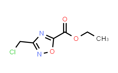 CAS No. 25977-19-9, Ethyl 3-(chloromethyl)-1,2,4-oxadiazole-5-carboxylate