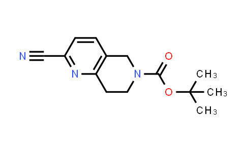 CAS No. 259809-46-6, tert-Butyl 2-cyano-7,8-dihydro-1,6-naphthyridine-6(5H)-carboxylate