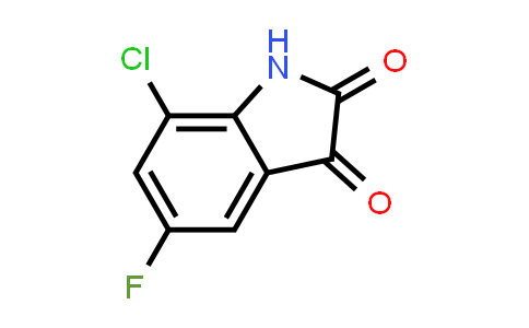 CAS No. 259860-03-2, 7-Chloro-5-fluoroindoline-2,3-dione