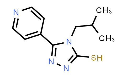 CAS No. 26029-02-7, 4-Isobutyl-5-(4-pyridinyl)-4H-1,2,4-triazol-3-yl hydrosulfide