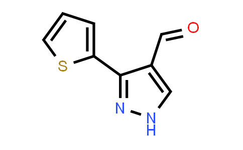 CAS No. 26033-27-2, 3-(thiophen-2-yl)-1H-pyrazole-4-carbaldehyde