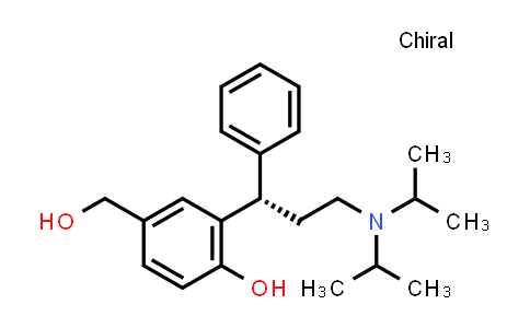 CAS No. 260389-90-0, (S)-2-(3-(diisopropylamino)-1-phenylpropyl)-4-(hydroxymethyl)phenol