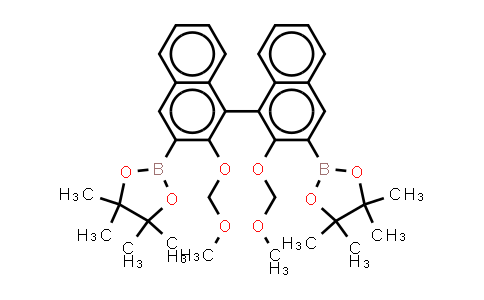 CAS No. 260441-99-4, (S)-2,2'-Bis(methoxymethoxy)-1,1'-binaphthyl-3,3'-diboronic acid pinacol ester