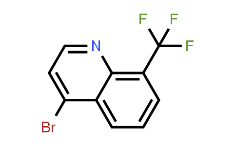 CAS No. 260973-10-2, 4-Bromo-8-(trifluoromethyl)quinoline