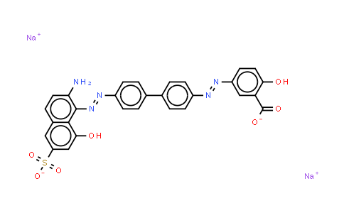 CAS No. 2610-11-9, 2Na 7-benzamido-4-OH-3-4-(4-sulphonatophenyl)azophenylazonaphthalene-2-sulphonate