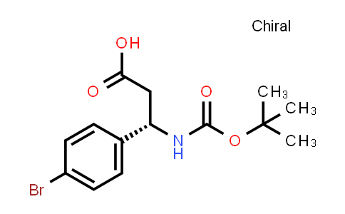 MC545039 | 261165-06-4 | (S)-3-(4-Bromophenyl)-3-((tert-butoxycarbonyl)amino)propanoic acid