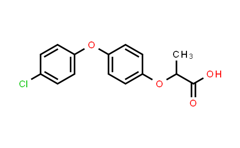 CAS No. 26129-32-8, 2-[4-(4-Chlorophenoxy)phenoxy]propionic acid
