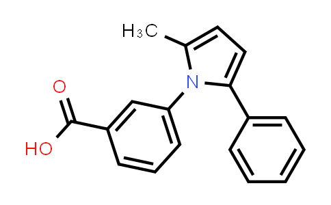 CAS No. 26180-29-0, 3-(2-Methyl-5-phenyl-1h-pyrrol-1-yl)benzoic acid