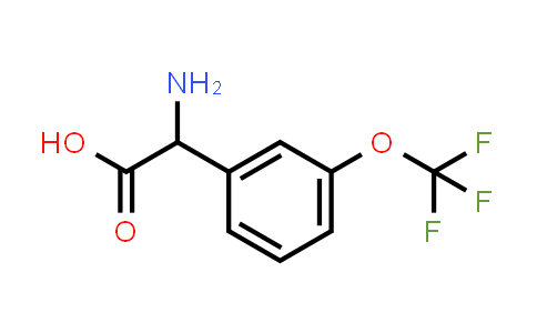 CAS No. 261952-23-2, 2-Amino-2-(3-(trifluoromethoxy)phenyl)acetic acid