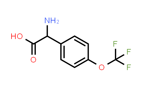 CAS No. 261952-24-3, 2-Amino-2-(4-(trifluoromethoxy)phenyl)acetic acid