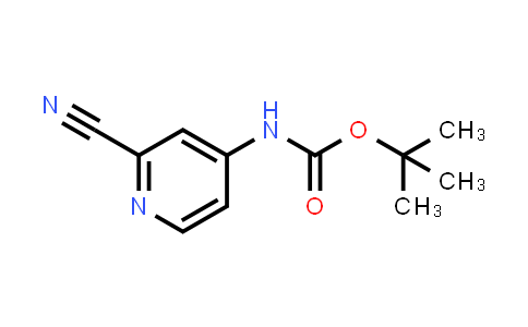 CAS No. 262295-94-3, tert-Butyl (2-cyanopyridin-4-yl)carbamate