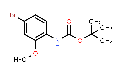 CAS No. 262433-01-2, Tert-butyl (4-bromo-2-methoxyphenyl)carbamate
